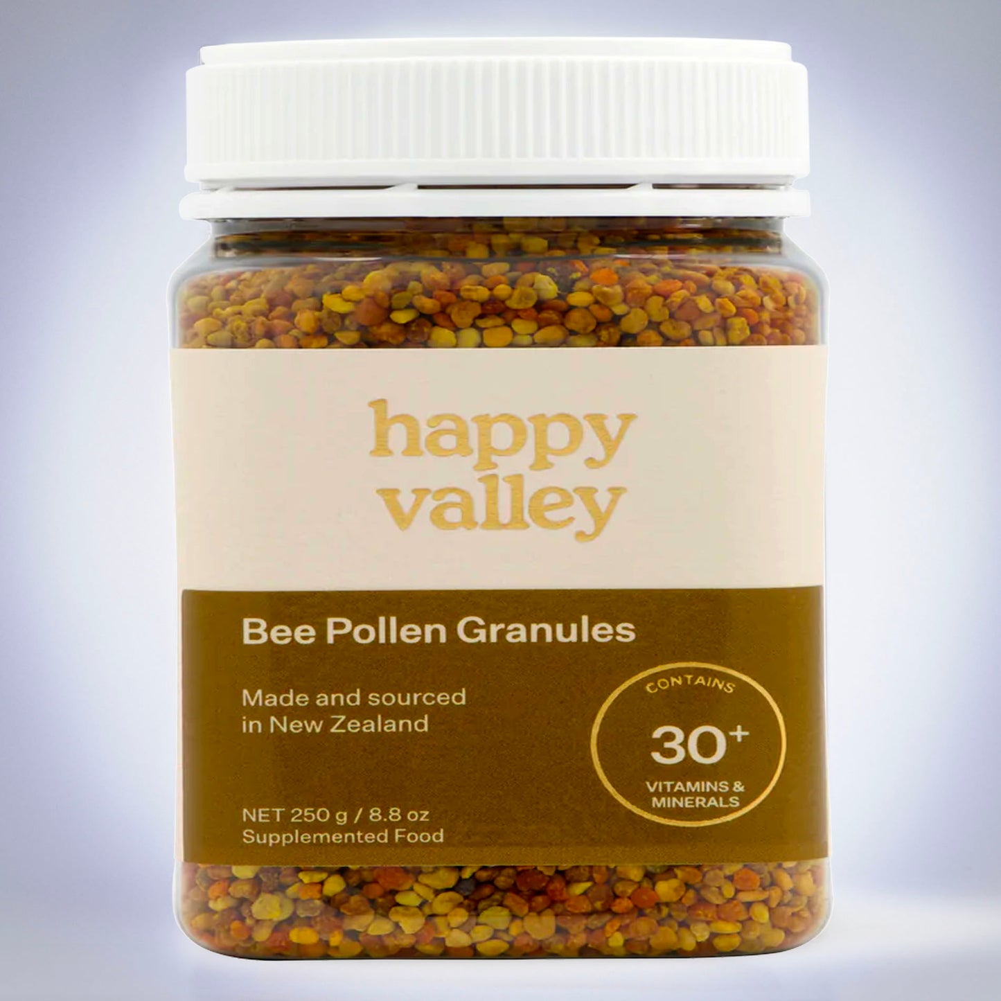 I granuli di polline d'api sono un'eccellente fonte di vitamine, minerali e amminoacidi essenziali.