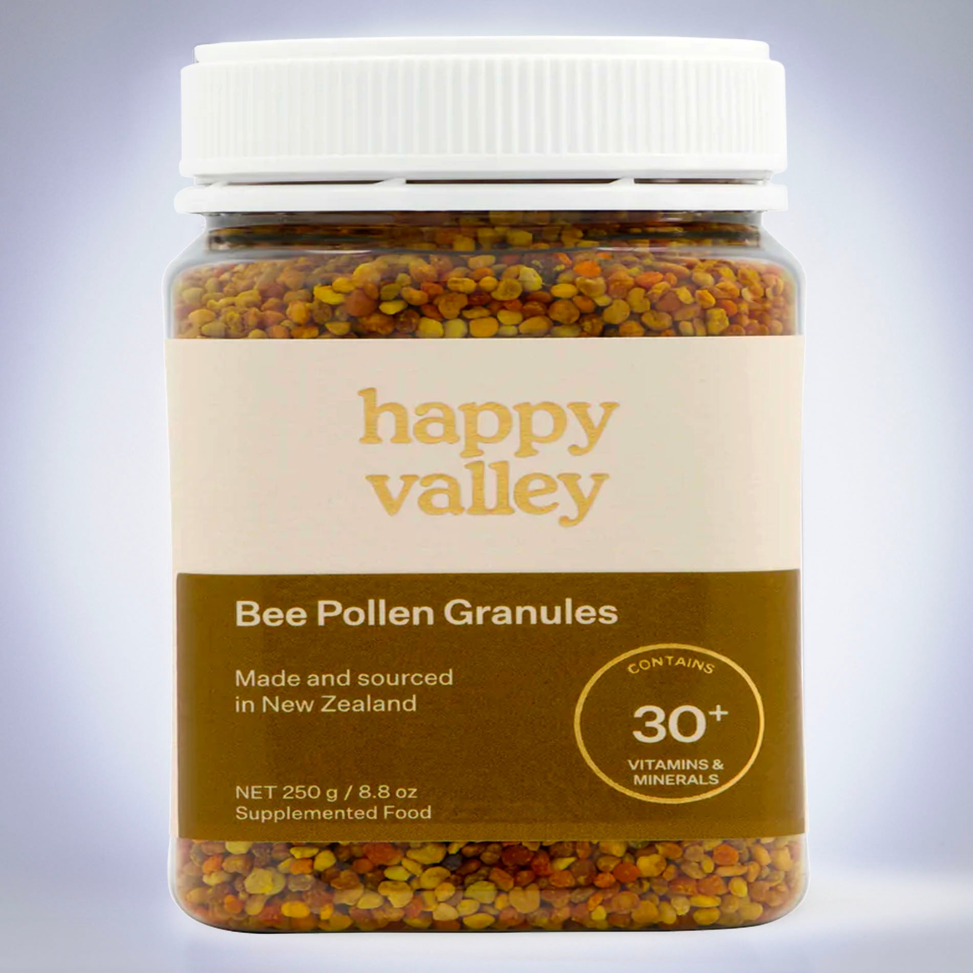 I granuli di polline d'api sono un'eccellente fonte di vitamine, minerali e amminoacidi essenziali.
